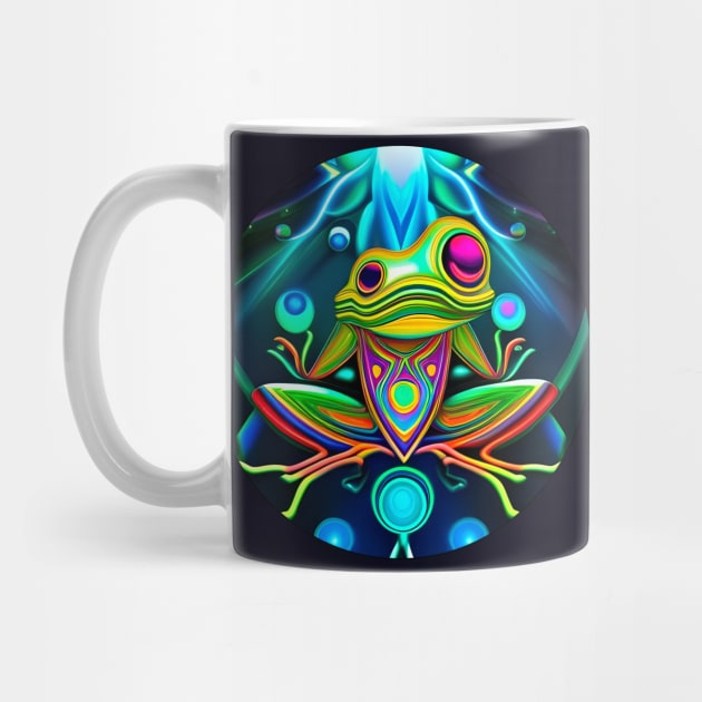 Froggy Animal Spirit (14) - Trippy Psychedelic Frog by TheThirdEye